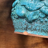 Strange ancient turquoise pitcher
