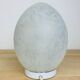 Domec egg lamp, speckled glass from Vianne, 70s