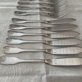 Set of 12 fish cutlery Christofle model Vendome