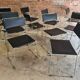 Set of 8 vintage design chairs by Giandomenico Belotti for Alias