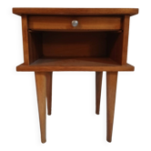 1960s oak bedside table