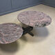 Vintage marble coffee table by Roche Bobois, 1980s