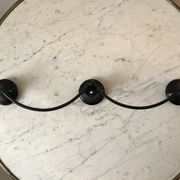 Metal hook and pink gold vintage 70s