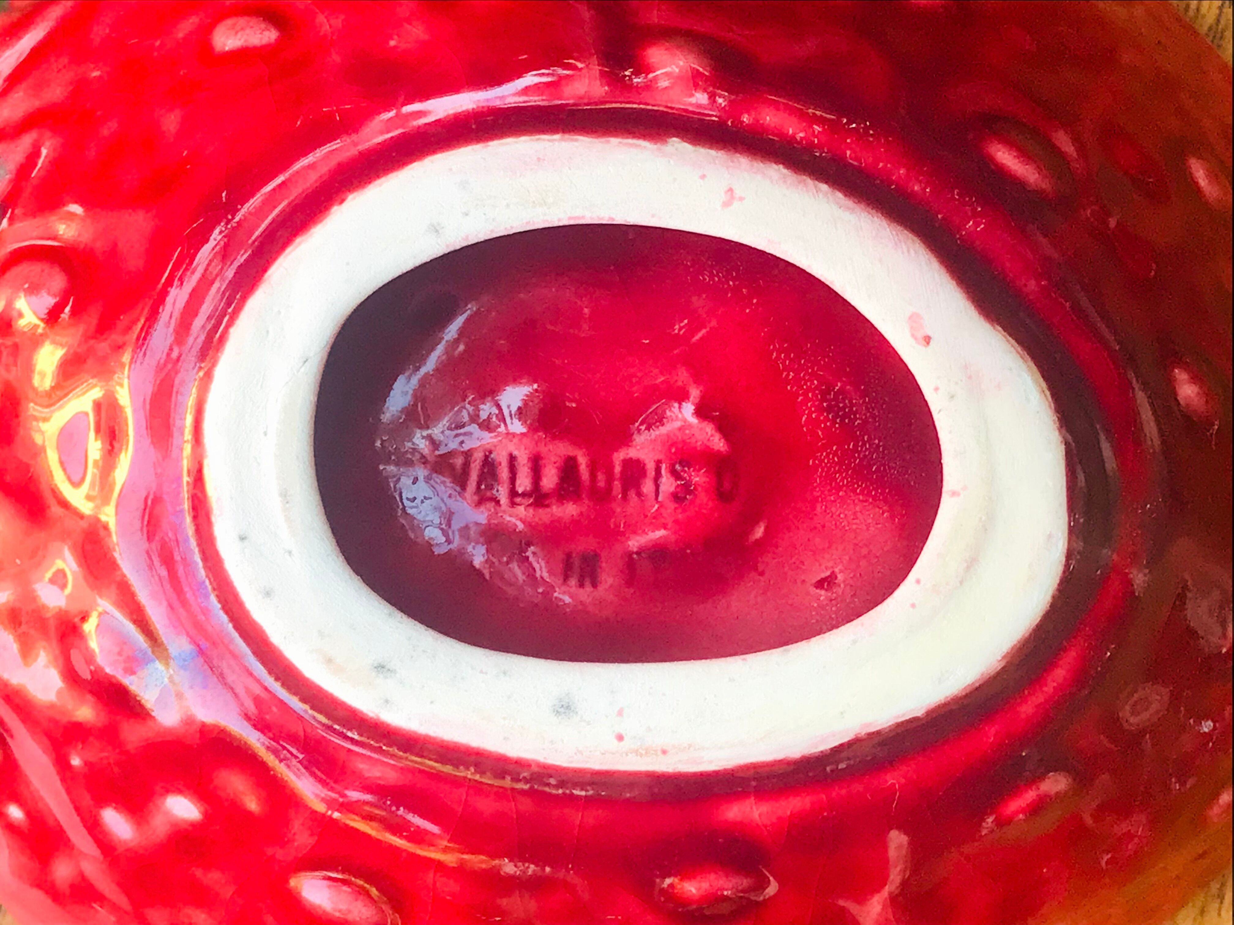 Vallauris strawberry ramekins