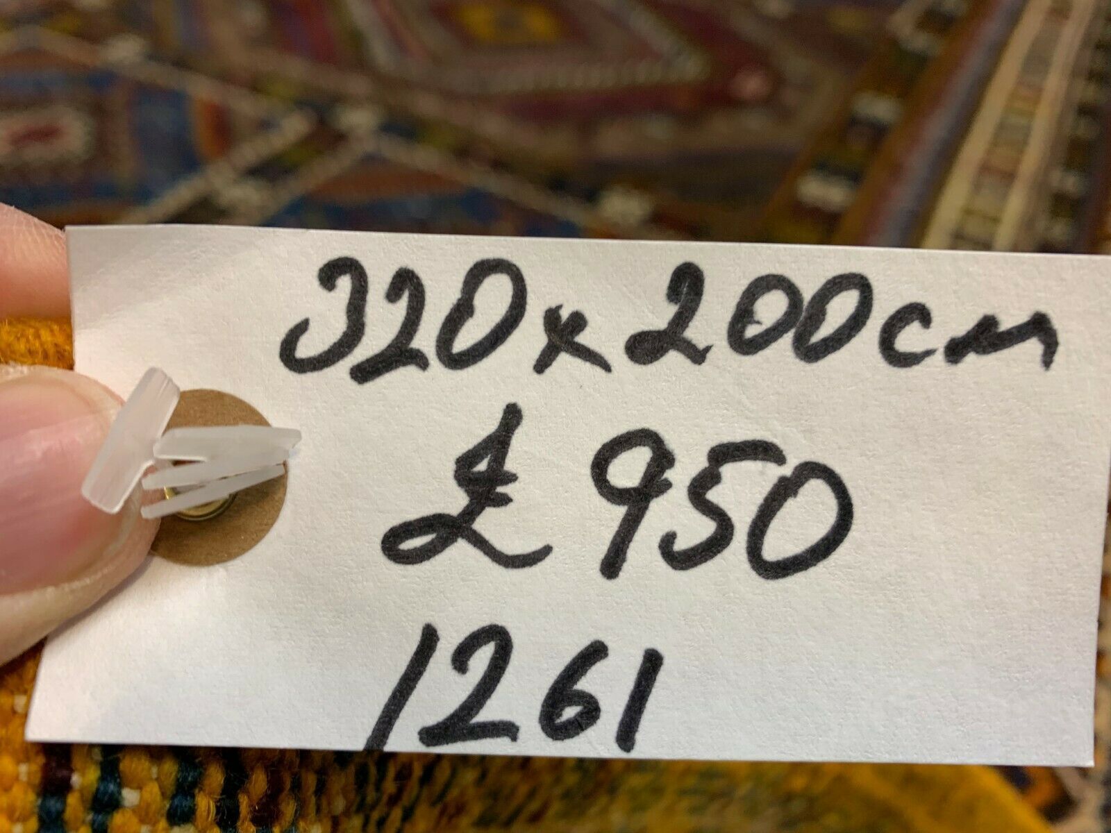 Moroccan tazenacht rug 320x200 cm