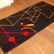 Tapis Contemporain ORA Hooked en Laine (73cm x 144cm), Édition Unique, Made