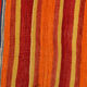 158x390Cm Peach & Red Handmade Kilim Rug