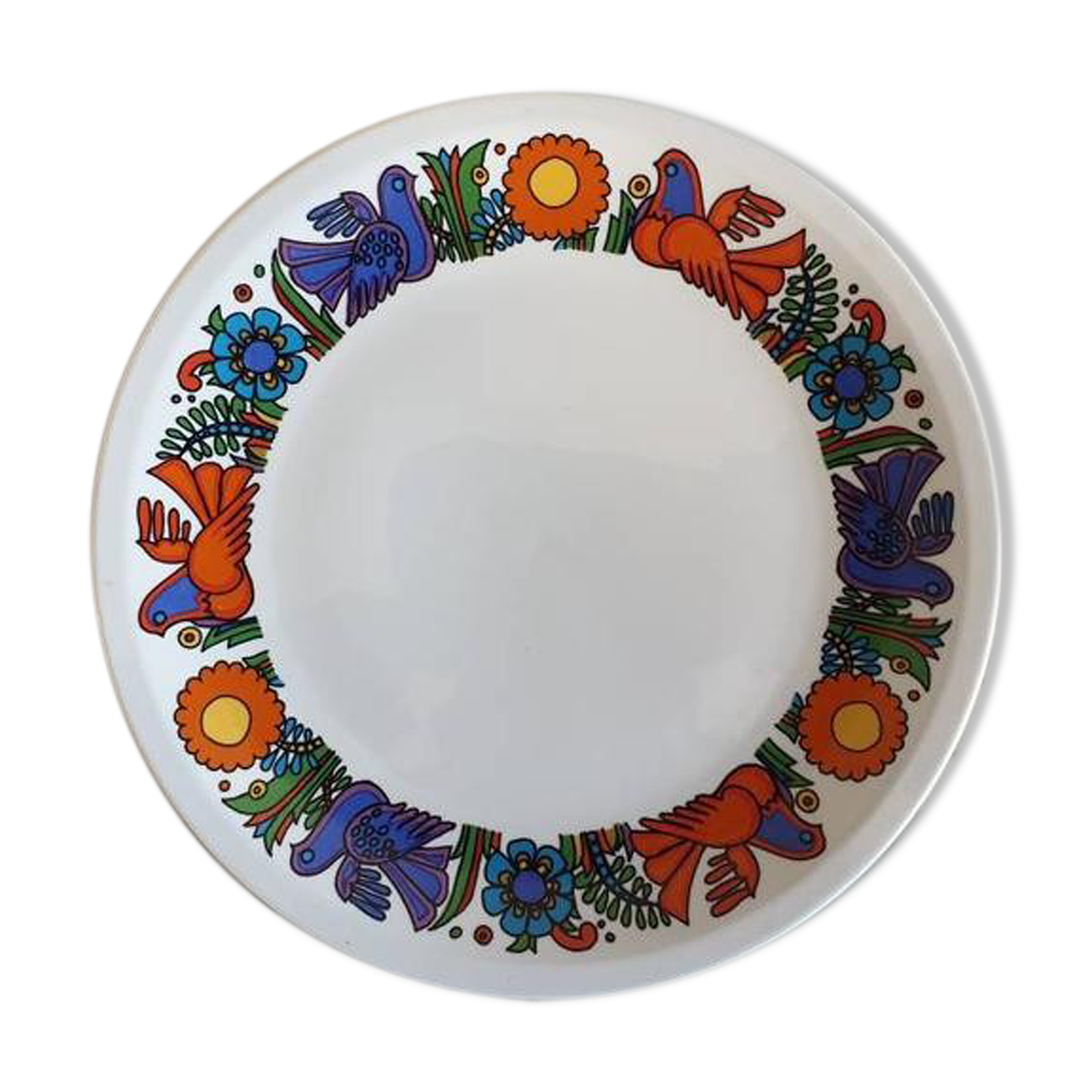 Old flat plate model "Acapulco" of Villeroy and Boch