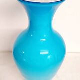 Jarrón de cristal. Italy, 1980s.