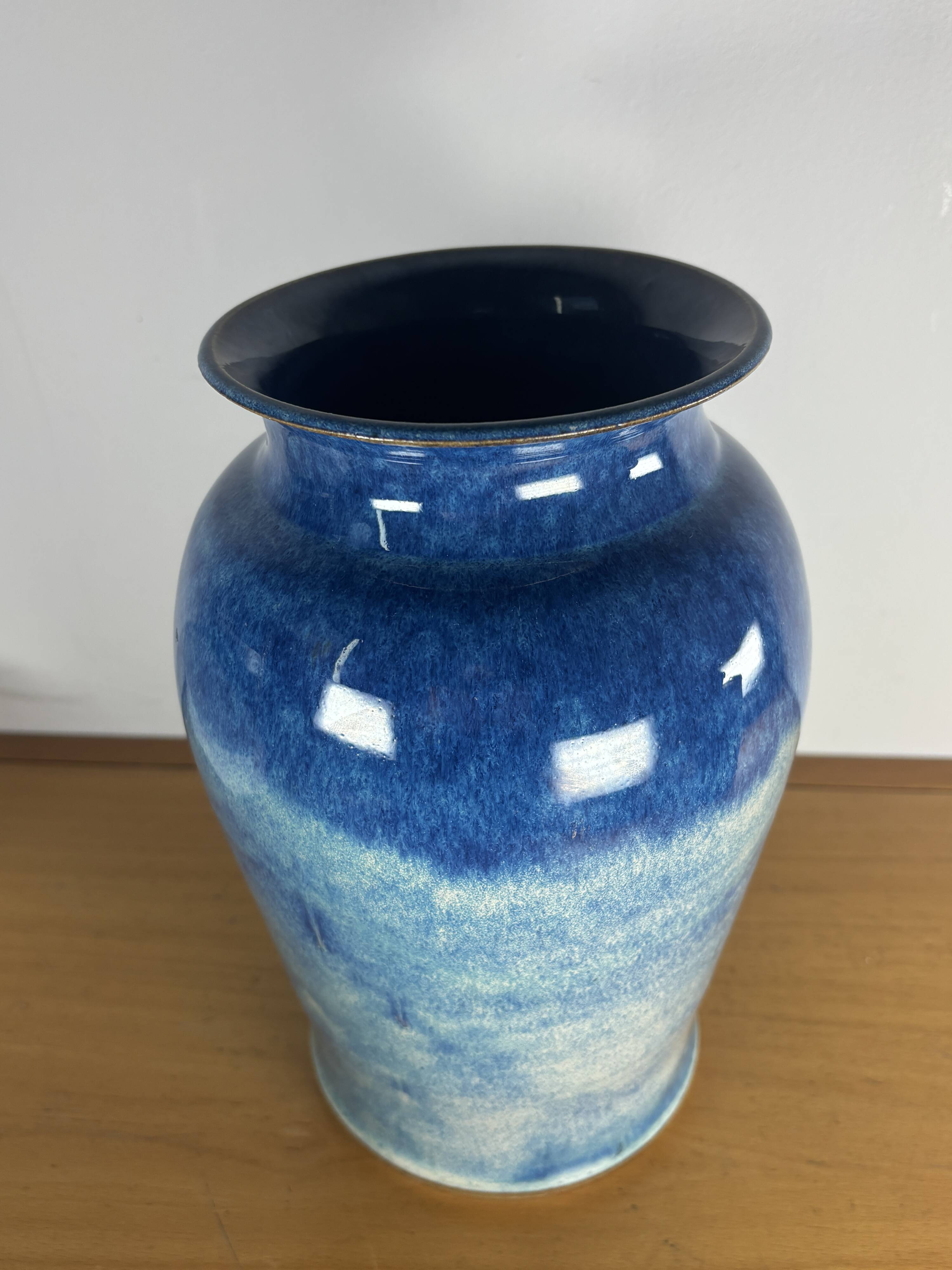 Accolay decorative vase, French ceramic 1960