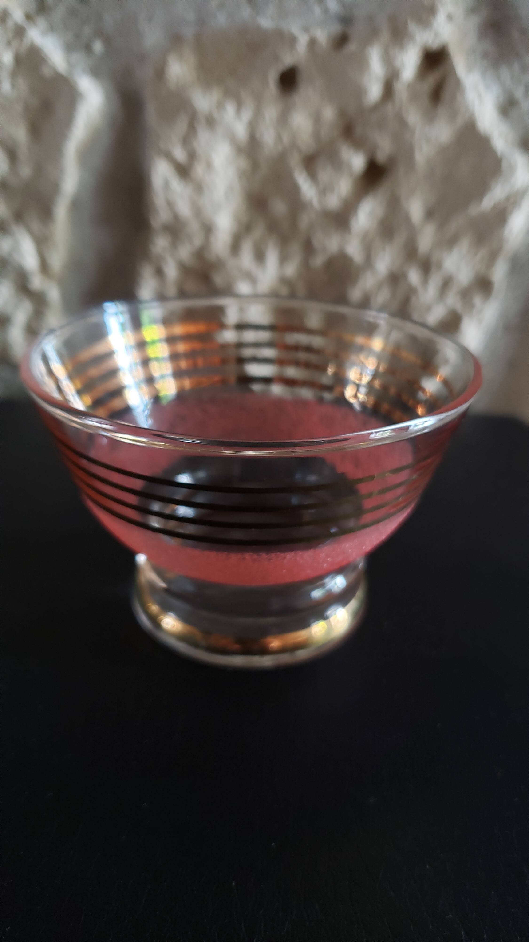 9 old granita champagne cups from the 50s