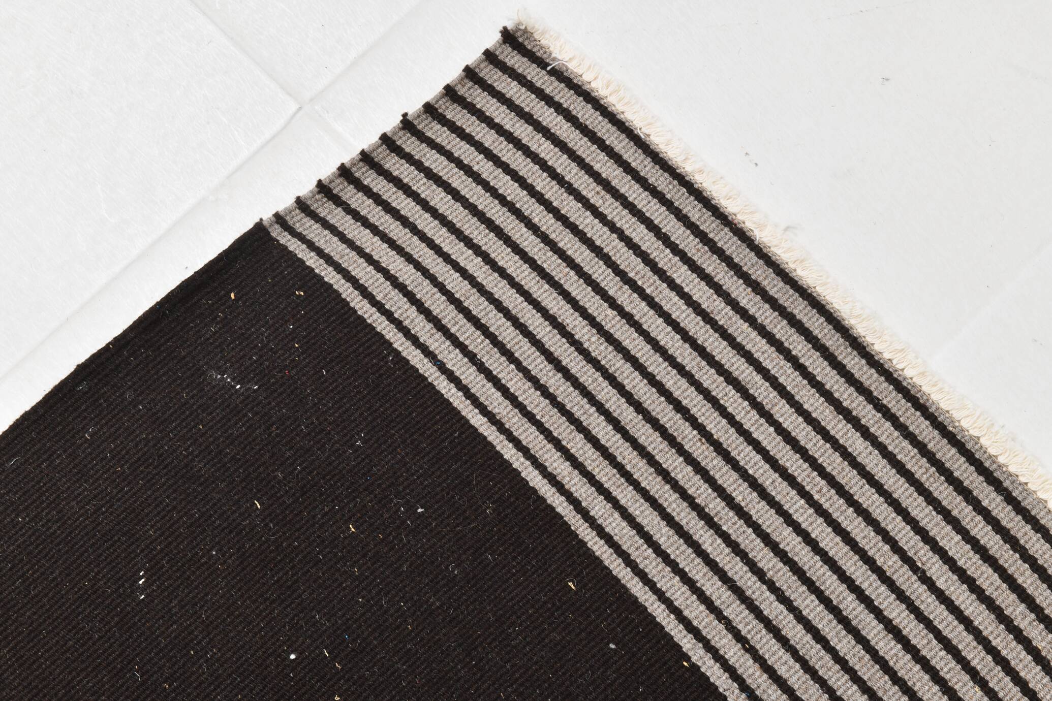 8x9 Shades Of Gray & Black Modern Turkish Rug, 242x278Cm SK 2367