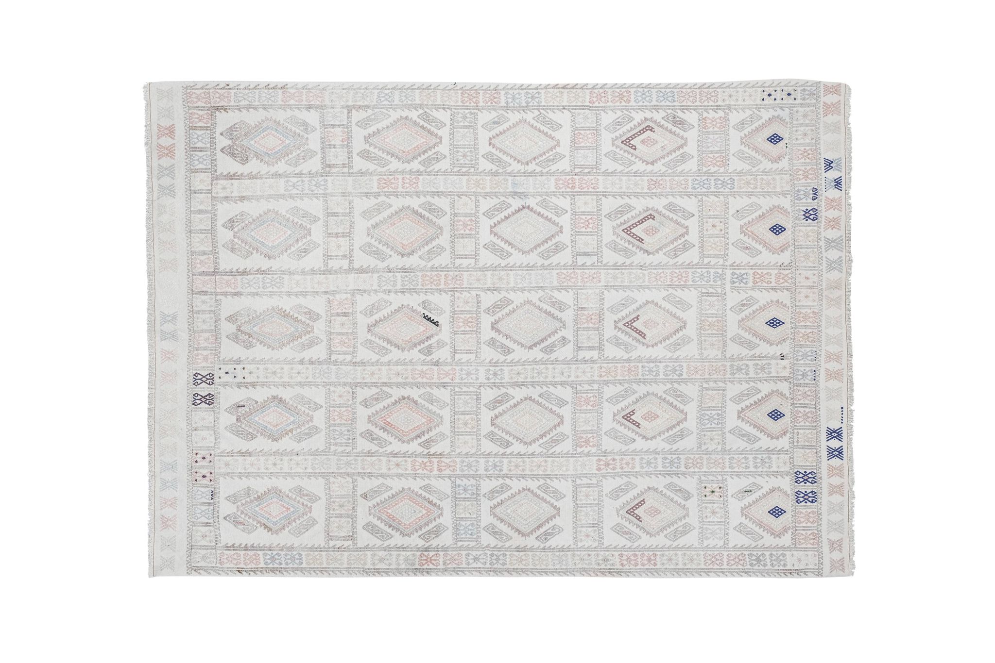Vintage Turkish rug from Oushak, hand-woven 156x216 cm