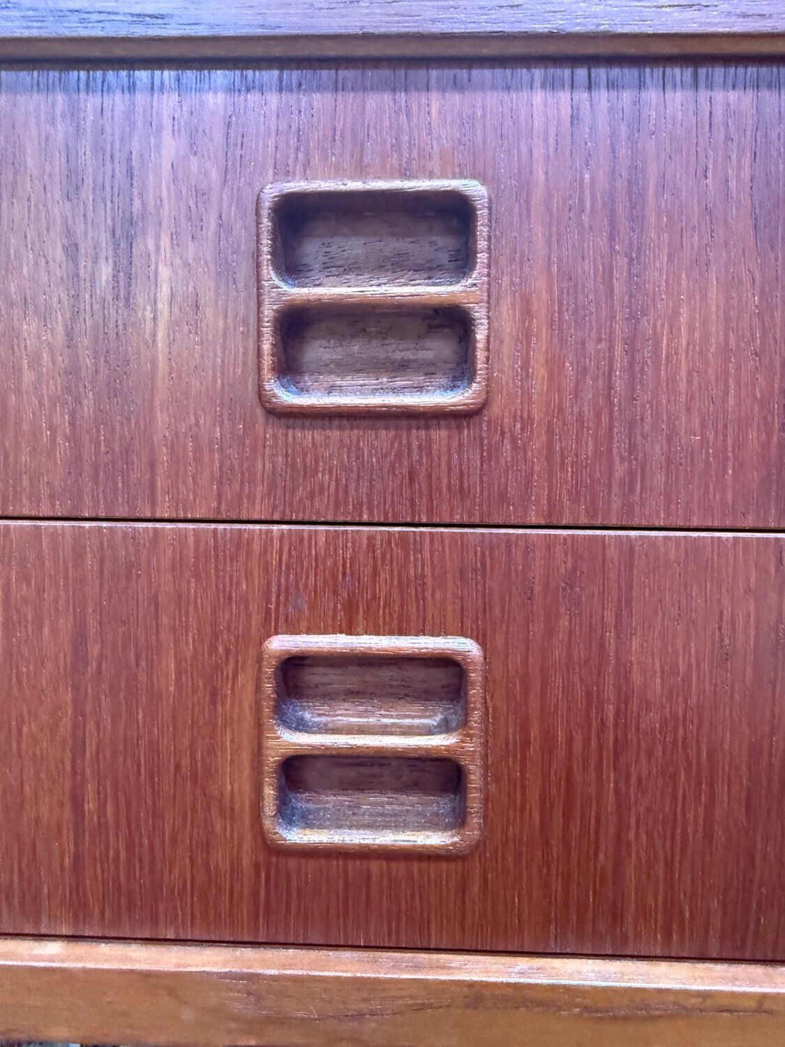 Pair of bedside tables – Scandinavian style – Solid teak – 1960s