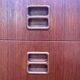 Pair of bedside tables – Scandinavian style – Solid teak – 1960s