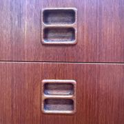 Pair of bedside tables – Scandinavian style – Solid teak – 1960s
