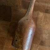 Old glazed stoneware bottle