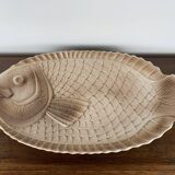 Plat de présentation poisson, 1970s, Sarreguemines