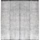 9x10 White Black %100 Wool Turkish Vintage Rug 277x296Cm