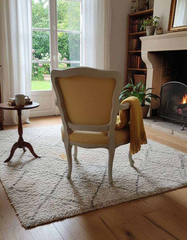 Pair of Louis XV style armchairs, 20th century