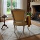 Pair of Louis XV style armchairs, 20th century