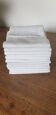 12 antique damask cotton napkins