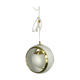 Stilux Milano, gilded aluminum, opaline and perspex pendant. Italy 1960s