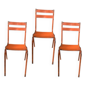 lot de 3 chaises empilables