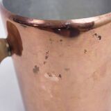 Small copper and teak ice bucket