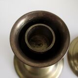 Bougeoirs en laiton - une paire