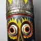 Large Balinese mask carved and hand-painted in wood, Indonesia, 1970s.