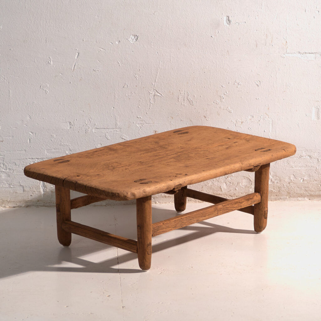 Antique pine coffee table – China, circa 1890