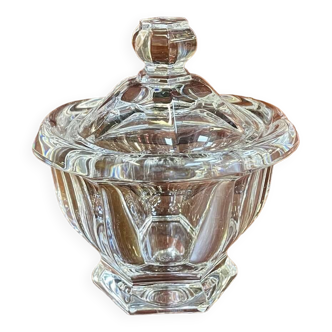 Baccarat crystal jam jar