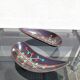 Pair of pockets tray by Gien 1950 or ramekins