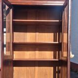 Louis Philippe Style Mahogany Display Cabinet from the 19th Century