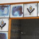 Ceramic mirror 70s - 26x26cm