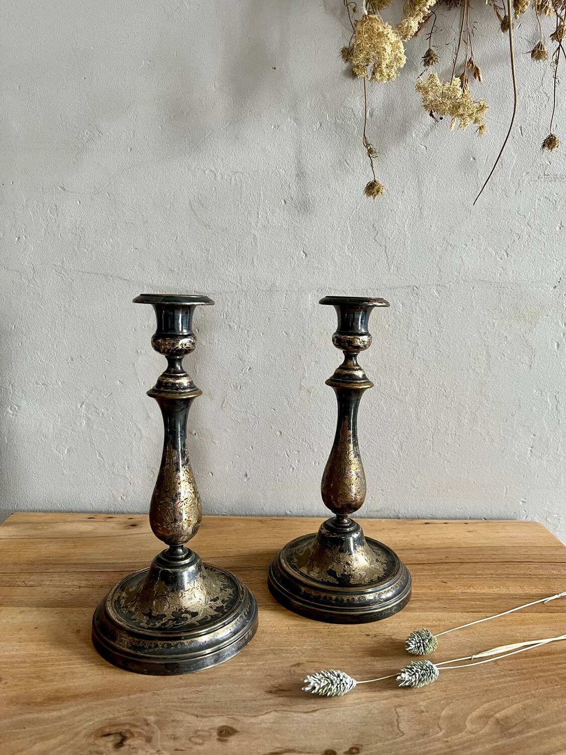 Paire de chandelier