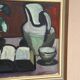 Original Swedish Oil on Canvas – “Pitcher and Plant” by Evy Olesen