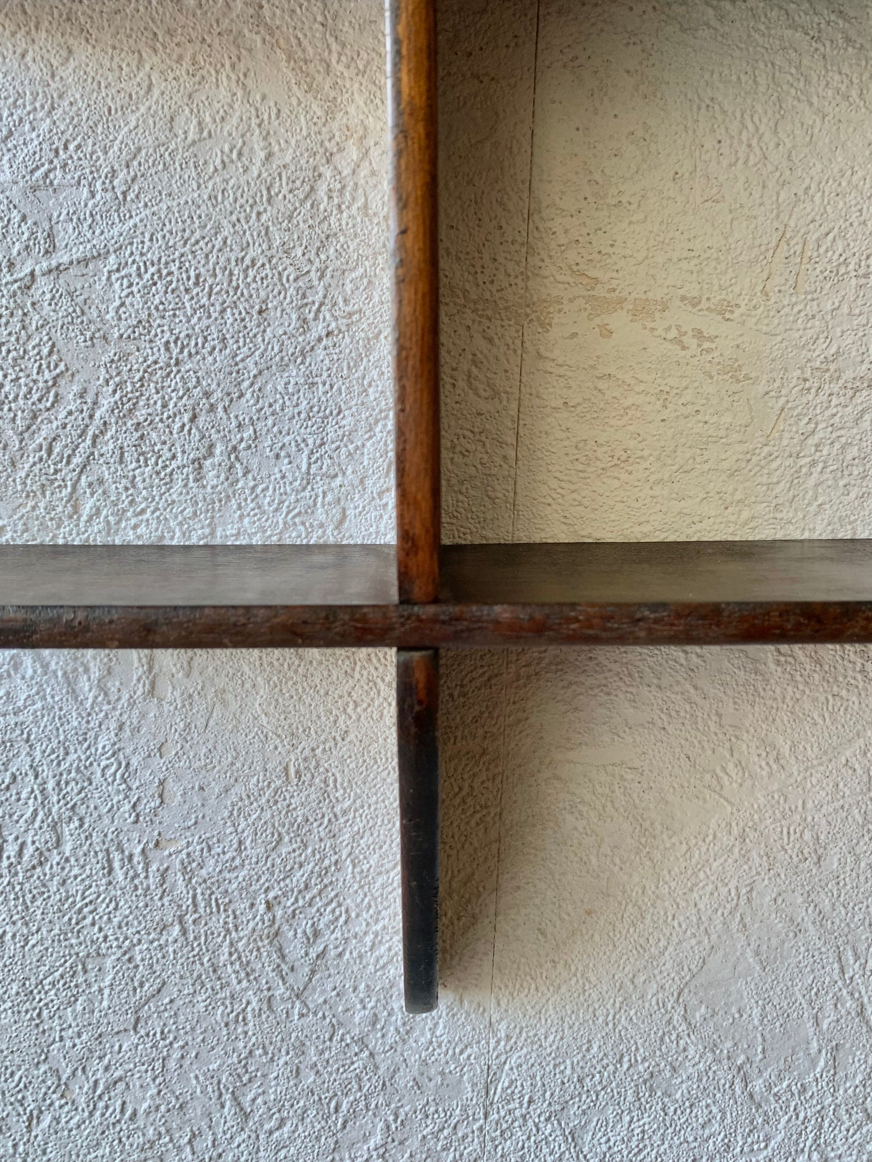 Wall shelf exotic wood