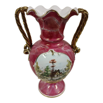 Decorative ceramic vase Gualdo Tadino Italy