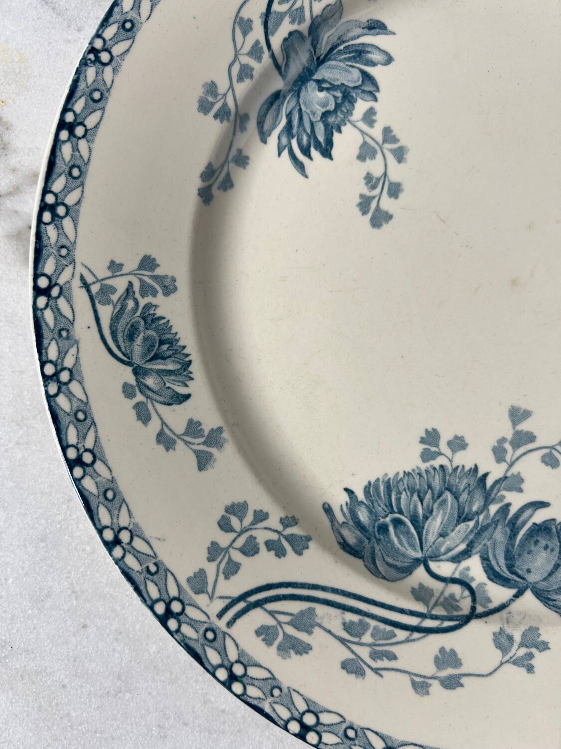 Royat Sarreguemines Terre de Fer flat plate