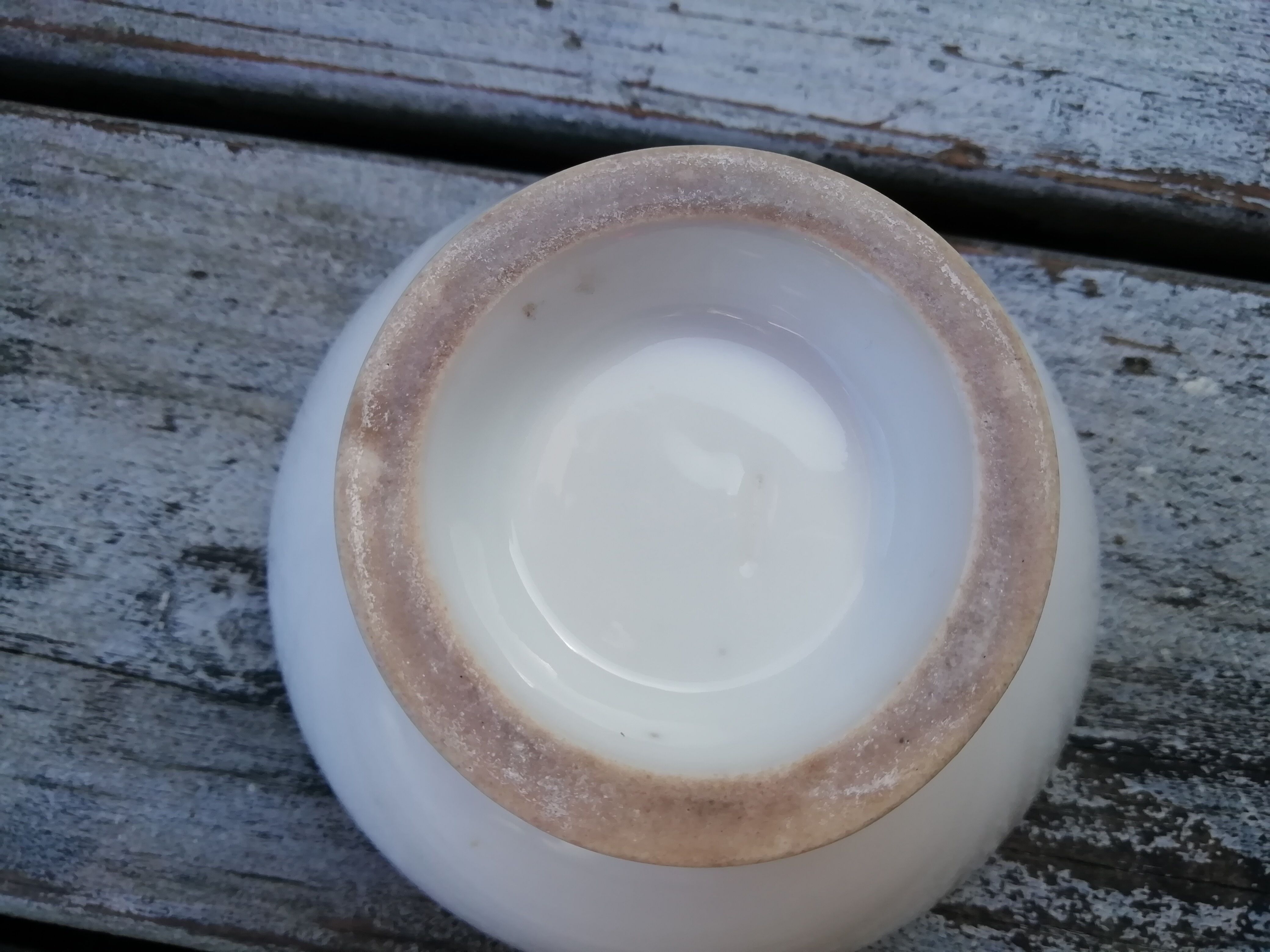 White bowl