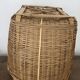 Basket, vintage bamboo laundry basket, toy basket, storage basket