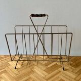 Ancien porte-revue métallique - 1950