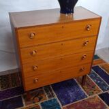 Vintage chest of drawers with 4 drawers in teak – Sweden, 1960