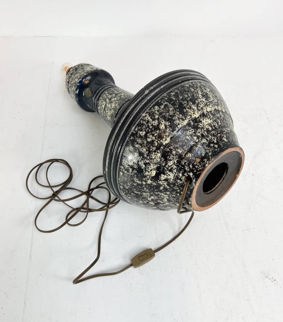 Ceramic Standard floor lamp in West Germany style, 1970s