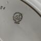 Oval plate in ironstone