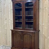 19th century Victorian 2-body bookcase in mahogany