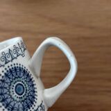 Vintage set of 4 Spanish Pontesa porcelain cups and saucers