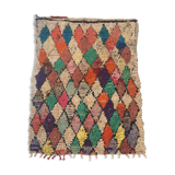 Moroccan berber carpet boucherouite 155x123cm